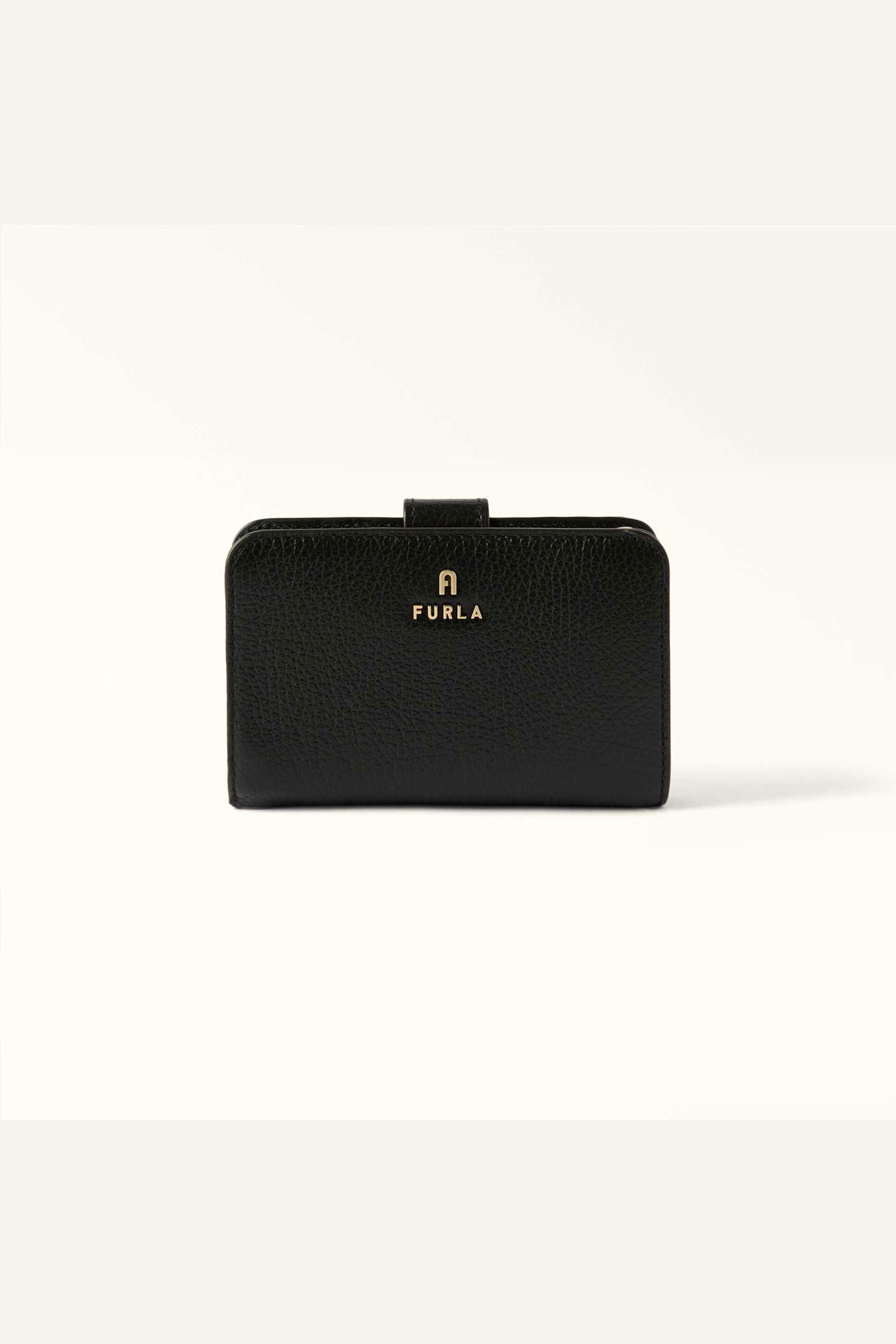 Furla γυναικείο πορτοφόλι με μεταλλικό λογότυπο "Camelia M"