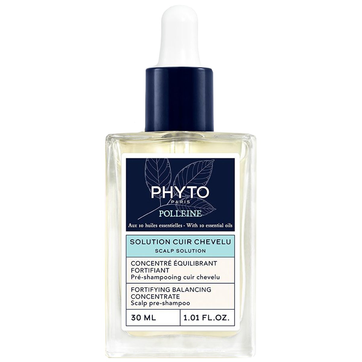 Phyto Scalp Solution Fortifiying Balancing Concetrate Ενισχυτικό Συμπύκνωμα Pre-Shampoo Εξισορρόπησης 30ml