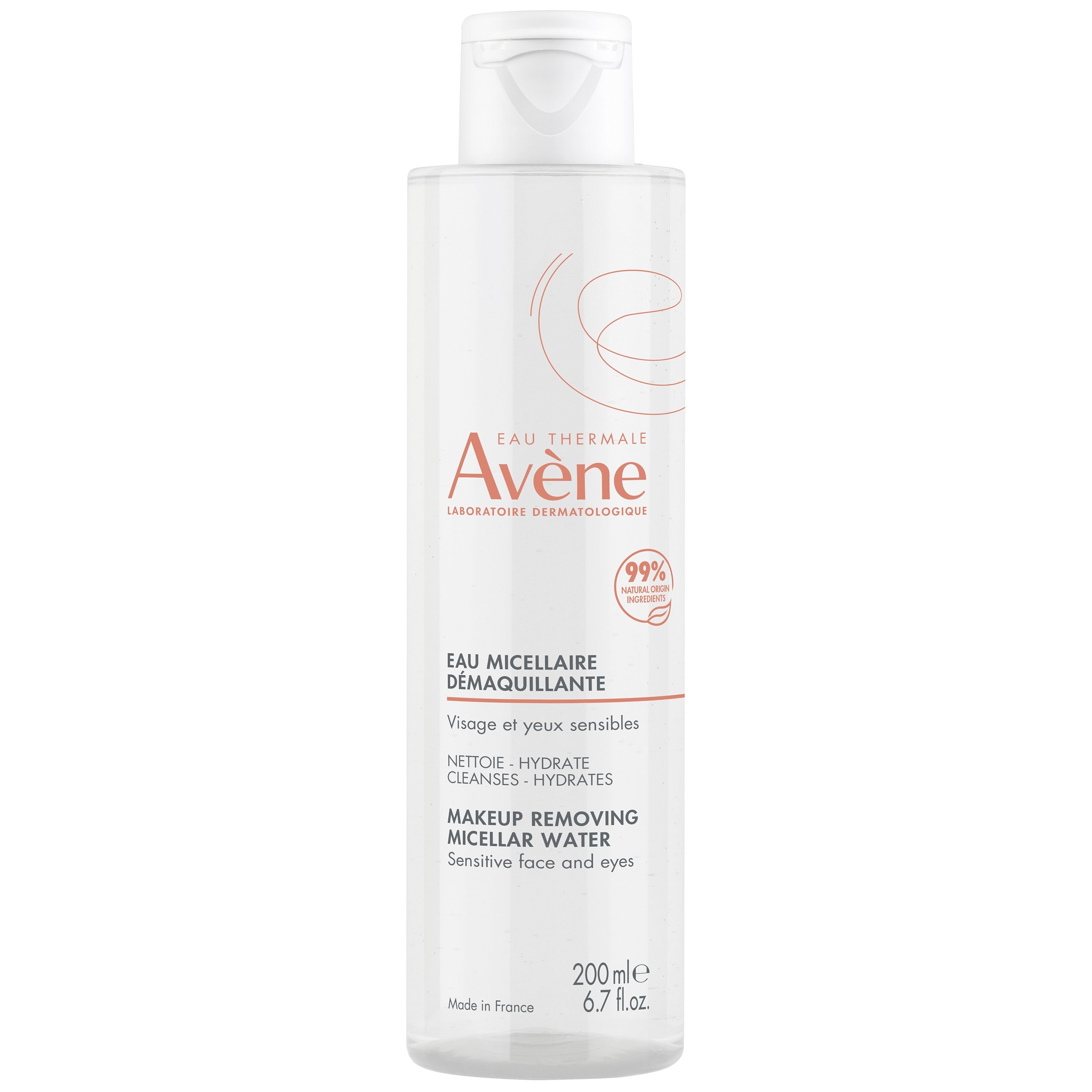 Avene Make Up Removing Micellar Water for Sensitive Face & Eyes Νερό Καθαρισμού & Ντεμακιγιάζ Προσώπου, Ματιών, Κατάλληλο για Ευαίσθητο Δέρμα 200ml