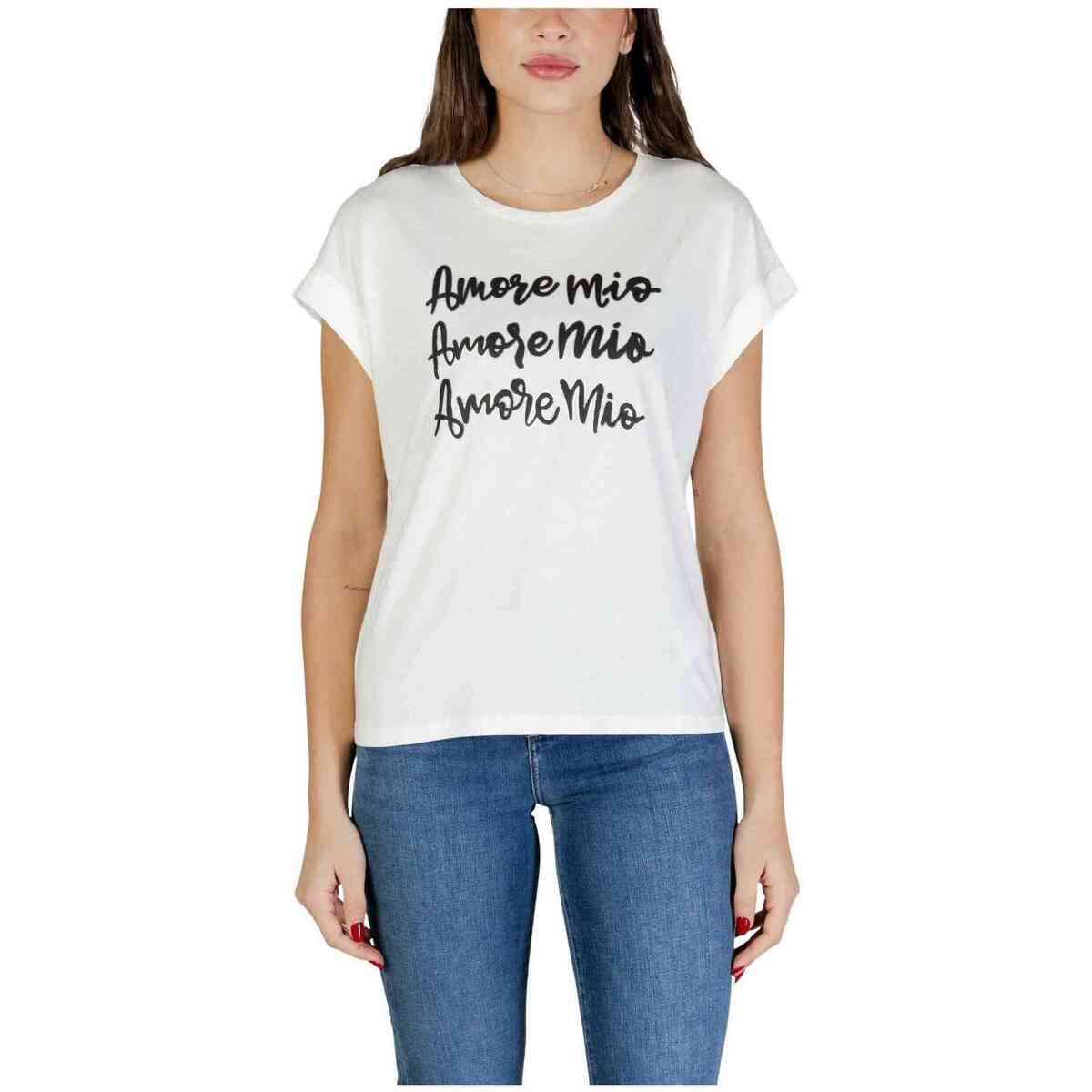 T-shirt με κοντά μανίκια Morgan 410303400002