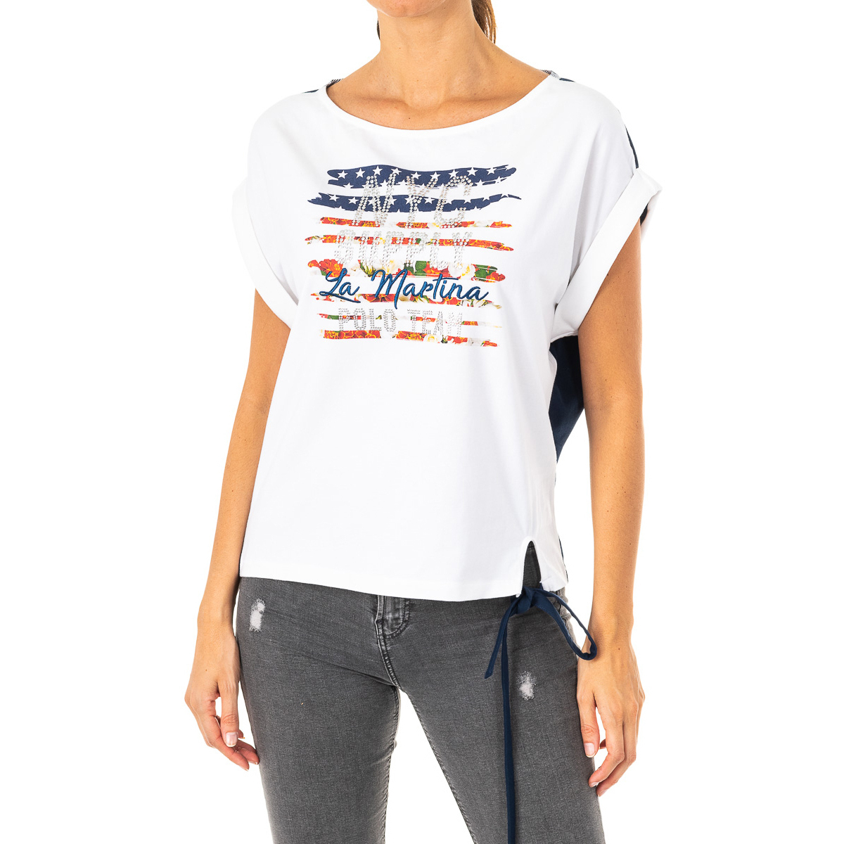 T-shirt με κοντά μανίκια La Martina LWR308