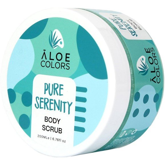 Aloe Colors Pure Serenity Body Scrub Απολεπιστικό Σώματος με Βιολογική Αλόη & Βιταμίνες 200ml