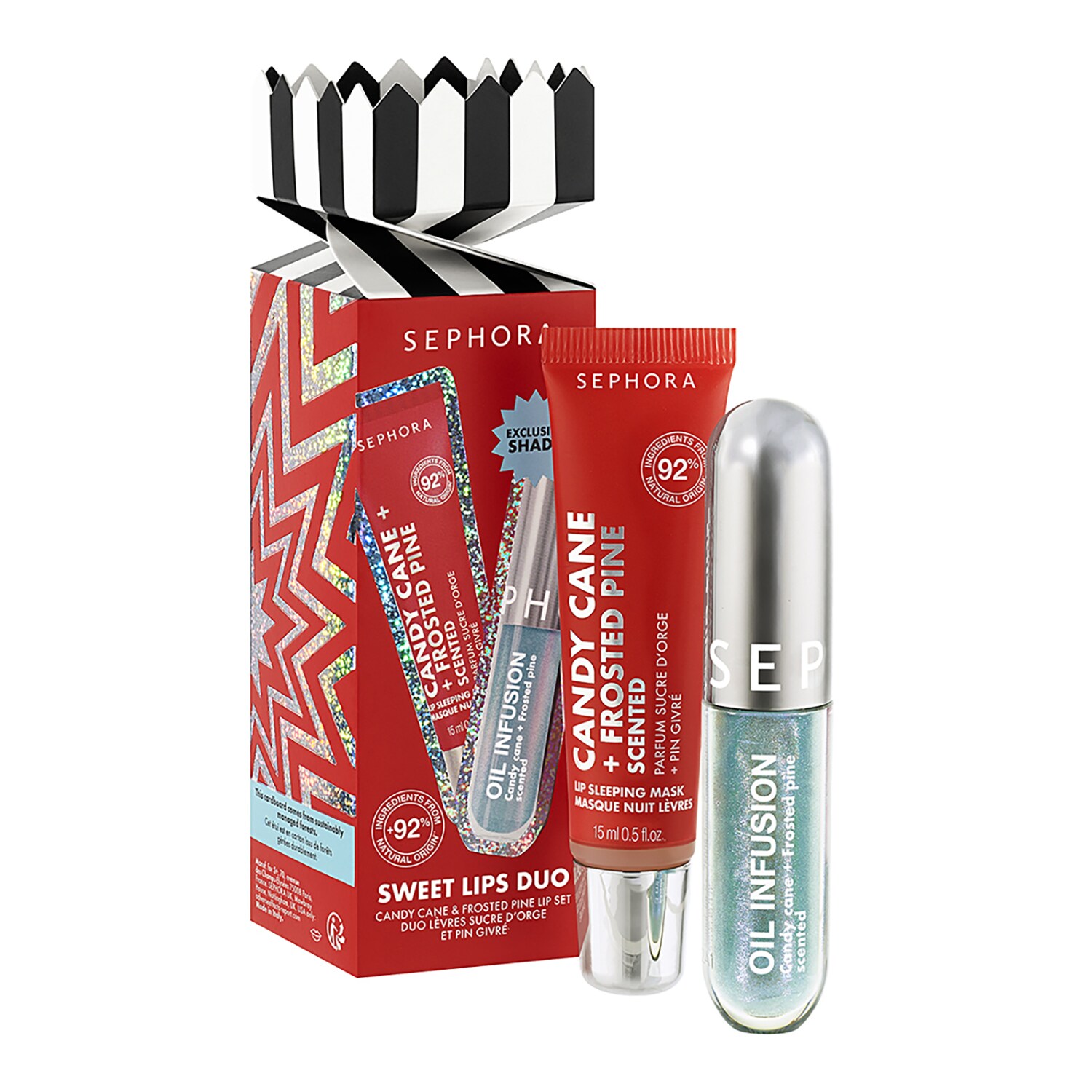 Sephora Collection - SWEET LIPS DUO - Σετ duo ενυδατικής περιποίησης χειλιών σε περιορισμένη έκδοση | 2 τμχ