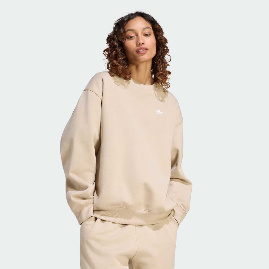 Μπλούζα ESSENTIALS CREW LONG FLEECE OS