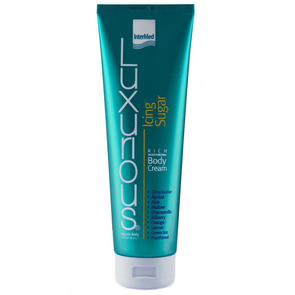 Luxurious Rich Moisturizing Icing Sugar Body Cream Ενυδατική Κρέμα Σώματος με Γλυκό Άρωμα Ζάχαρης 280ml