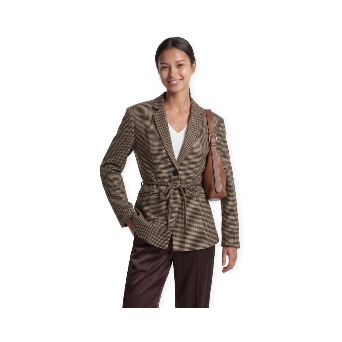 Σακάκι/Blazers Only Nella Belt Jacket - Cornstalk/Tobacco