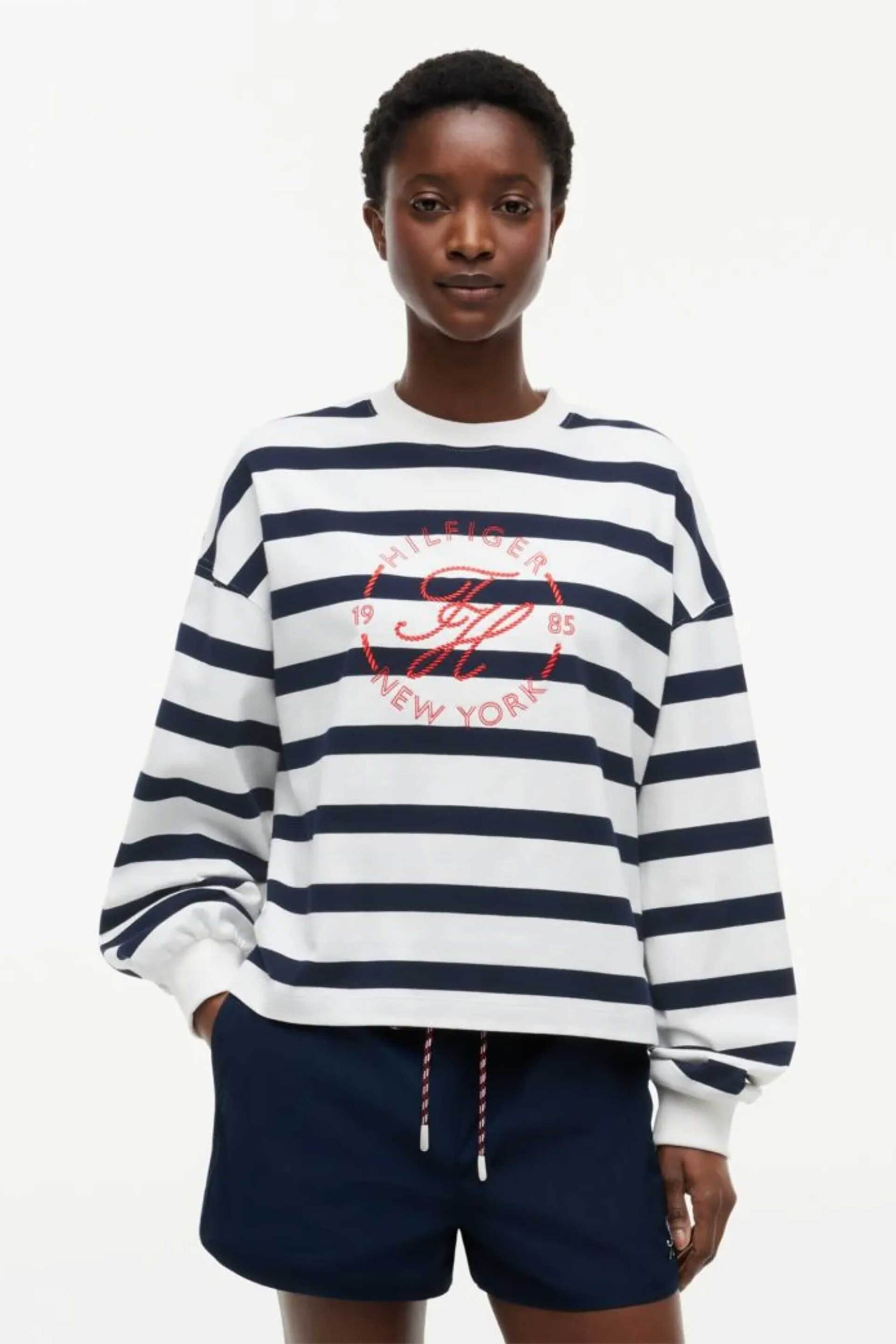 Tommy Hilfiger γυναικείο φούτερ με λογότυπο Relaxed Fit