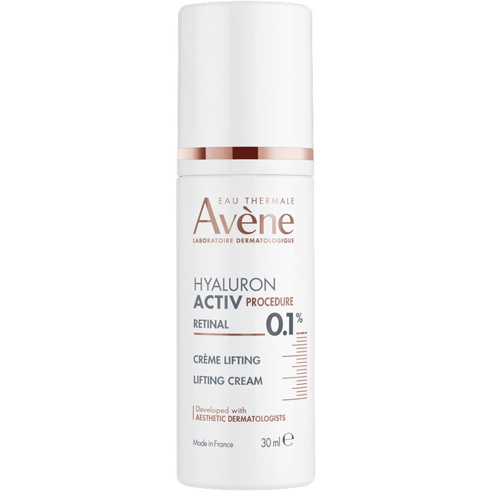 Avene Hyaluron Activ Procedure Retinal 0,1% Lifting Cream Κρέμα Ανόρθωσης με 0,1% Ρετιναλδεϋδη Ανορθώνει το Περίγραμμα του Προσώπου & Ενεργοποιεί τις Κυτταρικές Επιδόσεις 30ml