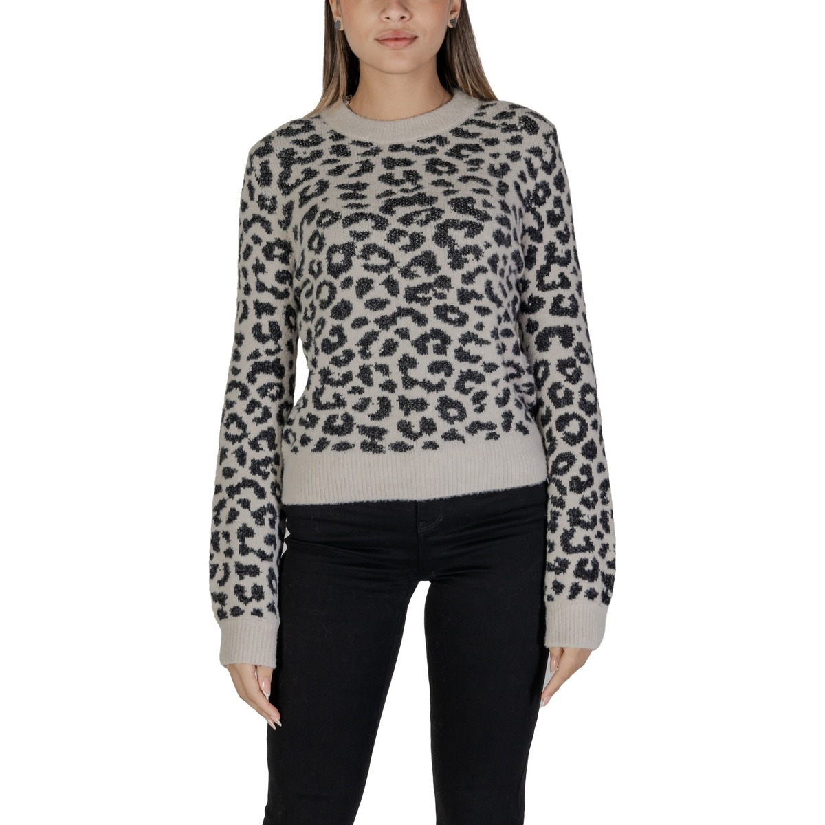 Πουλόβερ Jacqueline De Yong JDYLORRAINE ANIMAL L/S PULLOVER KNT 15292890