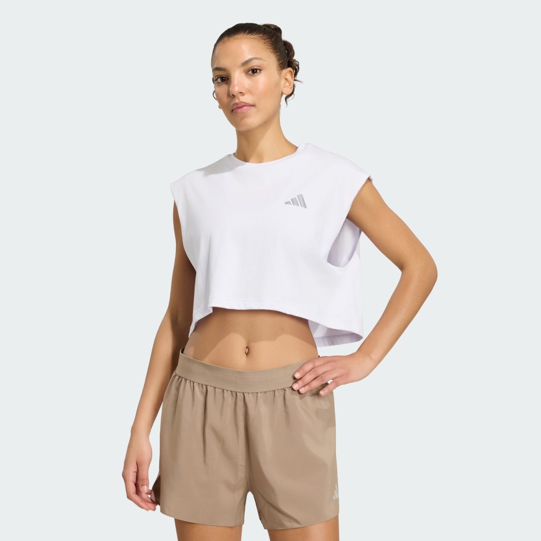 Κοντή μπλούζα adi365 Running Essentials