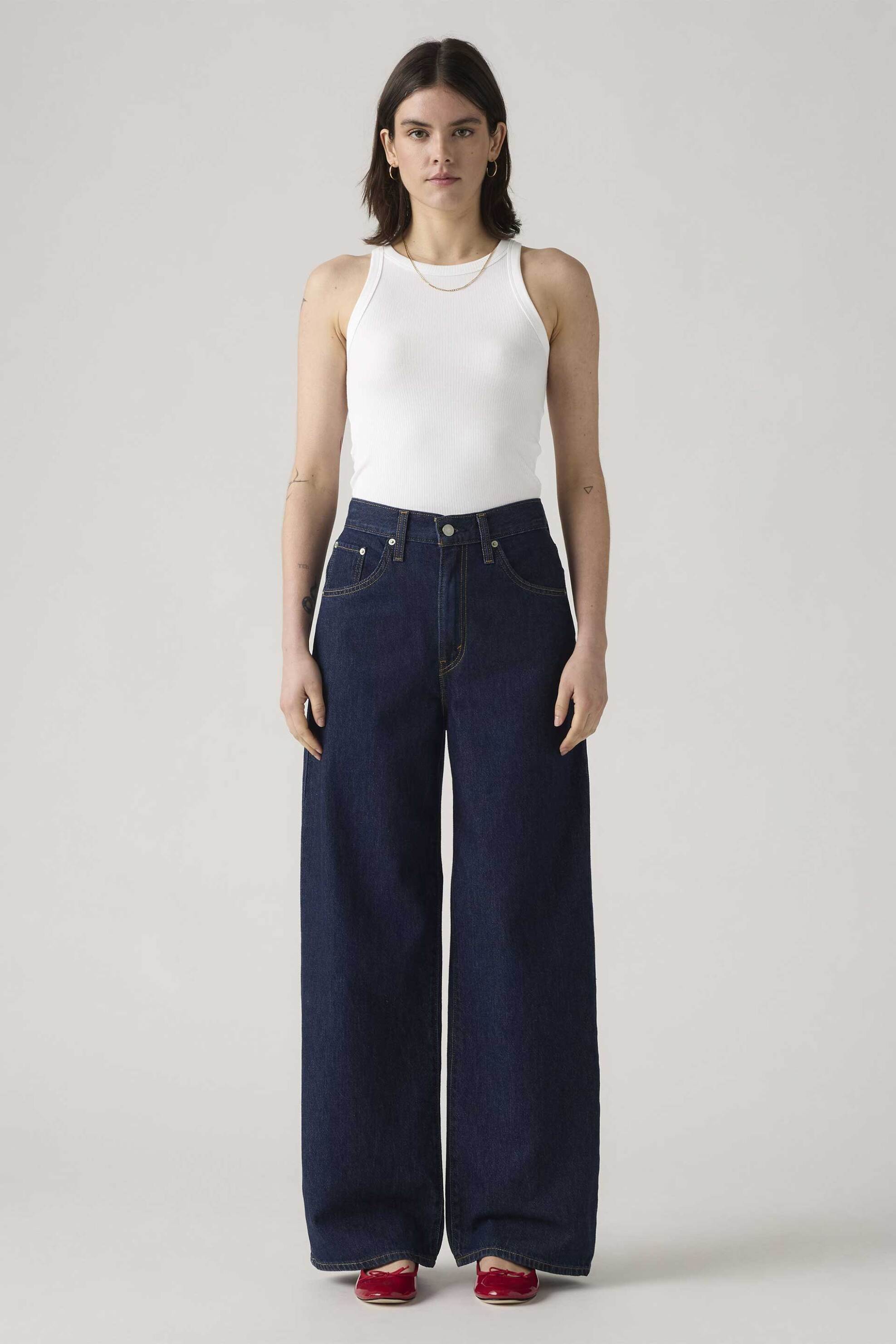 Levi's® γυναικείο τζιν παντελόνι ψηλόμεσο πεντάτσεπο Baggy Fit "Cinch"