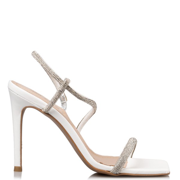 CRYSTAL EMBELLISHED SANDALS
