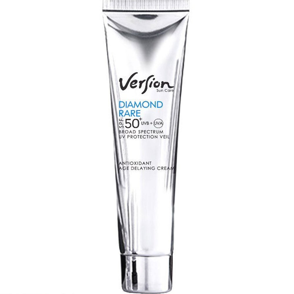 Version Suncare Diamond Rare Spf50+ Age Delaying Day Cream Αντηλιακή Κρέμα Προσώπου Πολύ Υψηλής Προστασίας με Πούδρα από Αληθινά Διαμάντια 60ml