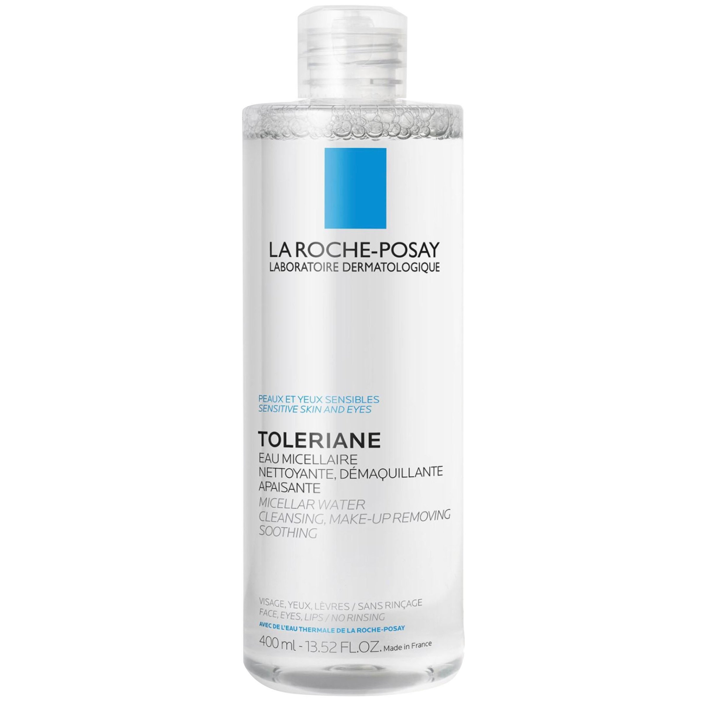 La Roche-Posay Toleriane Cleansing Make Up Removing Soothing Micellar Water Μικυλλιακό Νερό Καθαρισμού & Ντεμακιγιάζ για Ευαίσθητες Επιδερμίδες 400ml