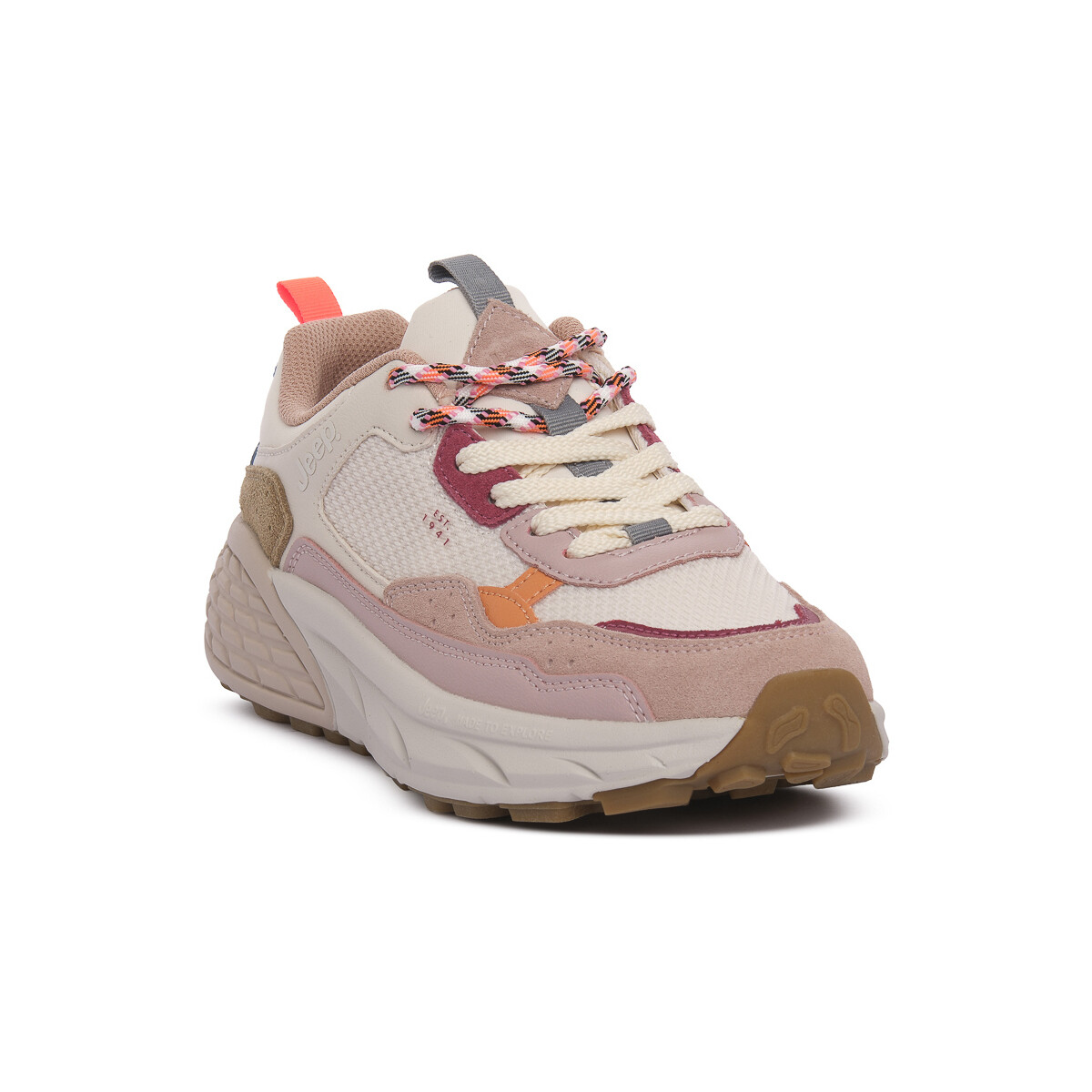 Sneakers Jeep 080 GROOVE MESH ROSE