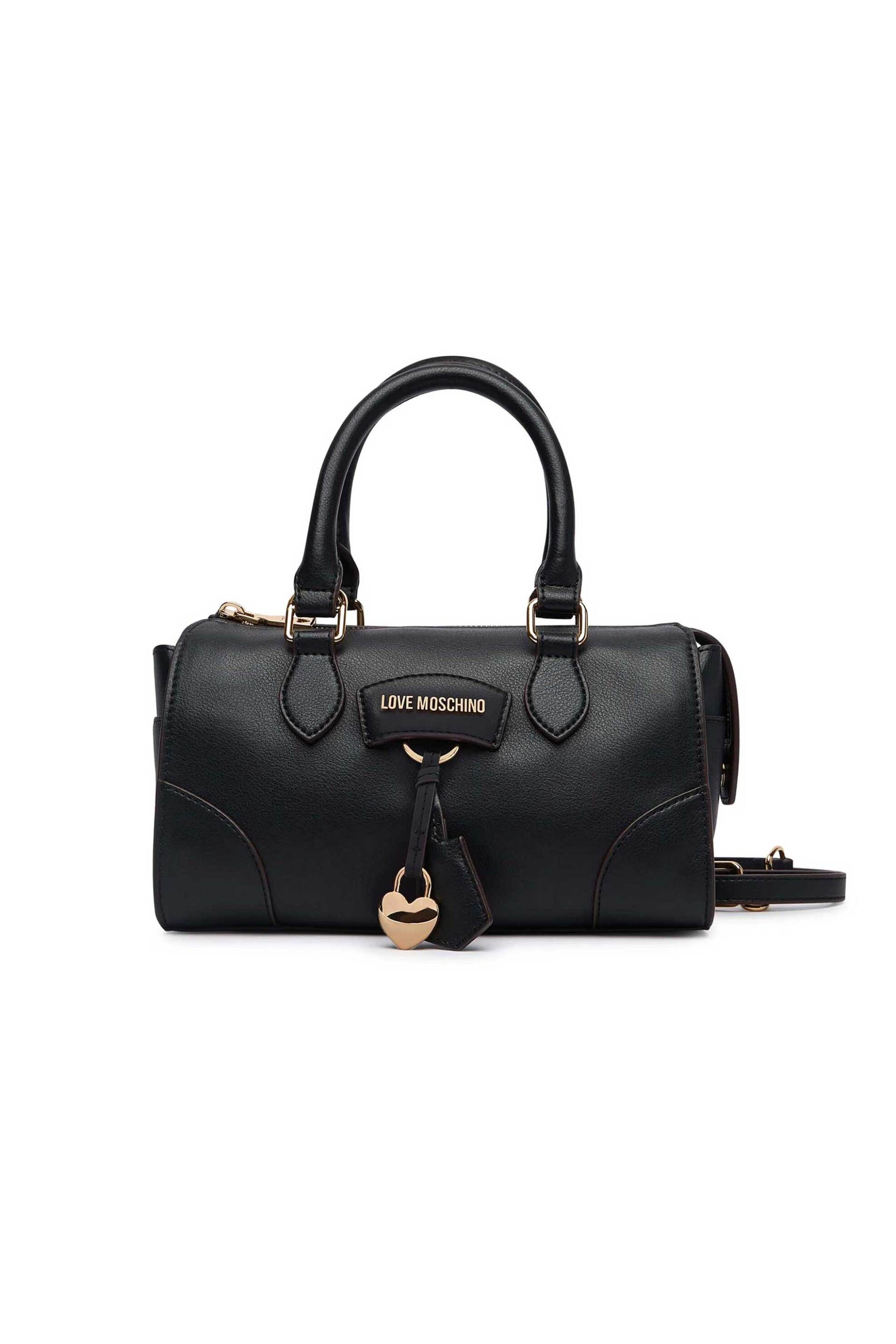 Love Moschino γυναικεία τσάντα χειρός με μεταλλικό λογότυπο