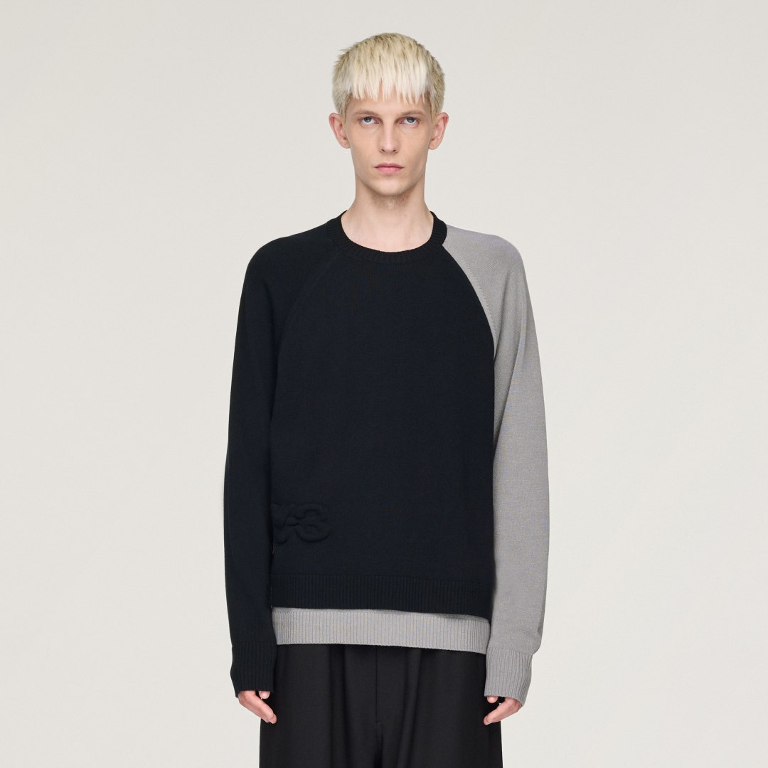 Y-3 Logo Knit Crew
