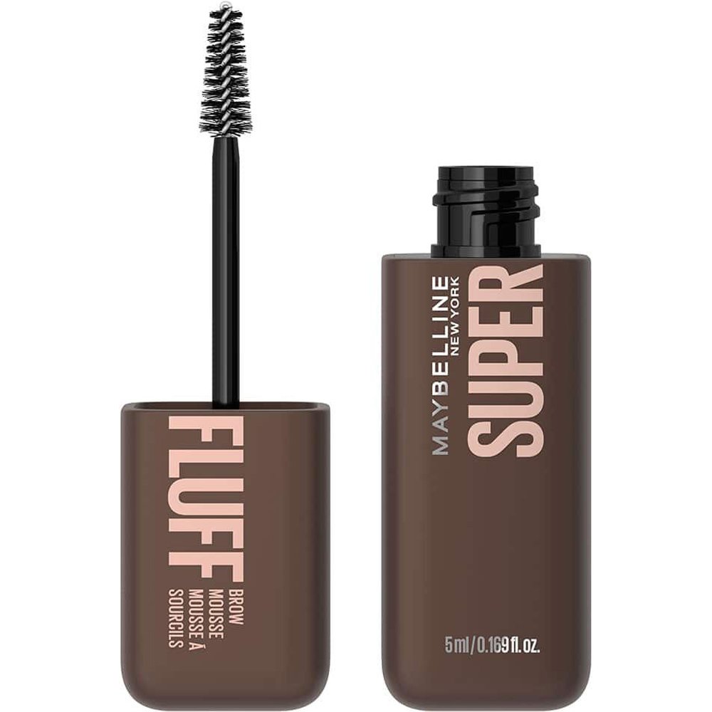 Maybelline Superfluff Brow Mousse Μάσκαρα για Φρύδια με Διάρκεια Έως 16 Ώρες 5ml - Deep Brown