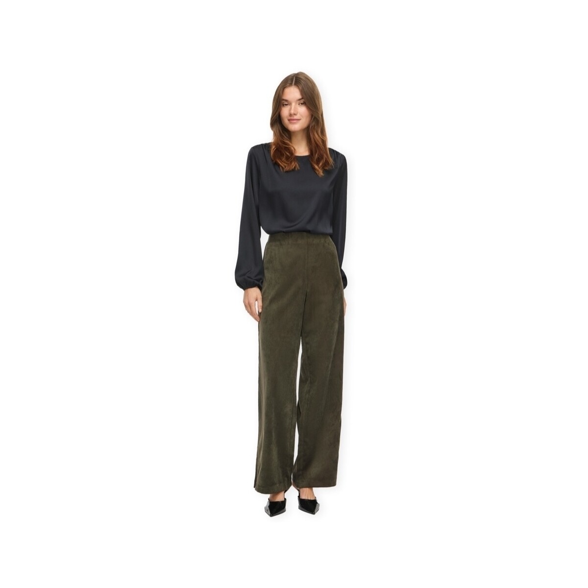 Παντελόνια Vila Courdie Trousers - Forest Night