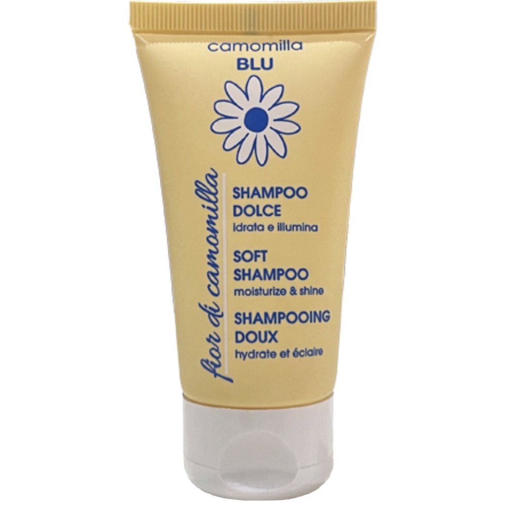 Camomilla Blu Fior Di Camomilla Moisturize & Shine Soft Shampoo Απαλό Σαμπουάν Μαλλιών για Ενυδάτωση & Λάμψη 50ml