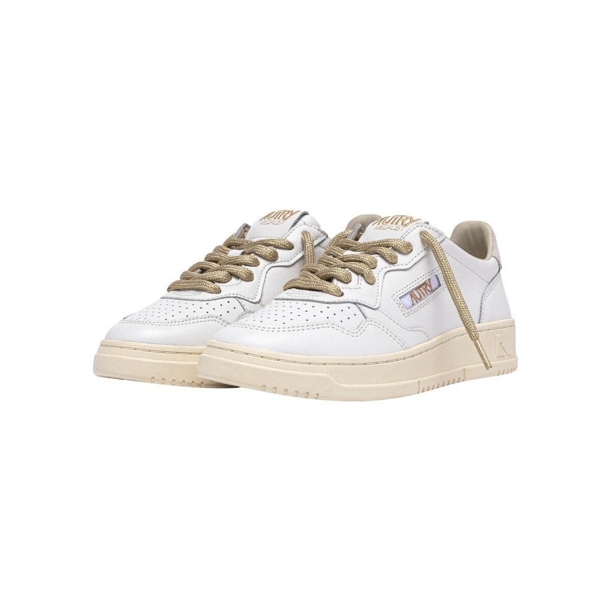 Sneakers Autry Medalist Low Leather W - White/Gold