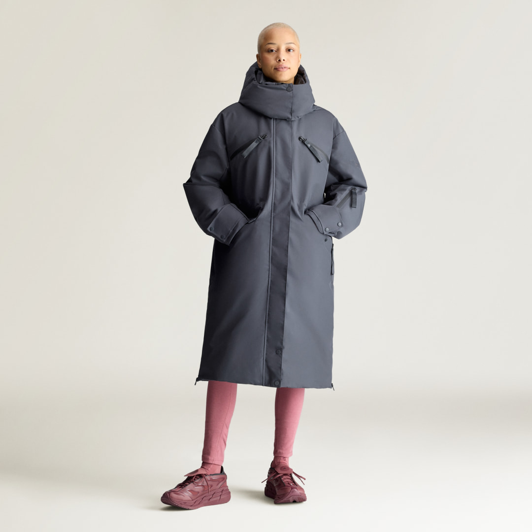 adidas by Stella McCartney Μακρύ χειμερινό μπουφάν με επένδυση