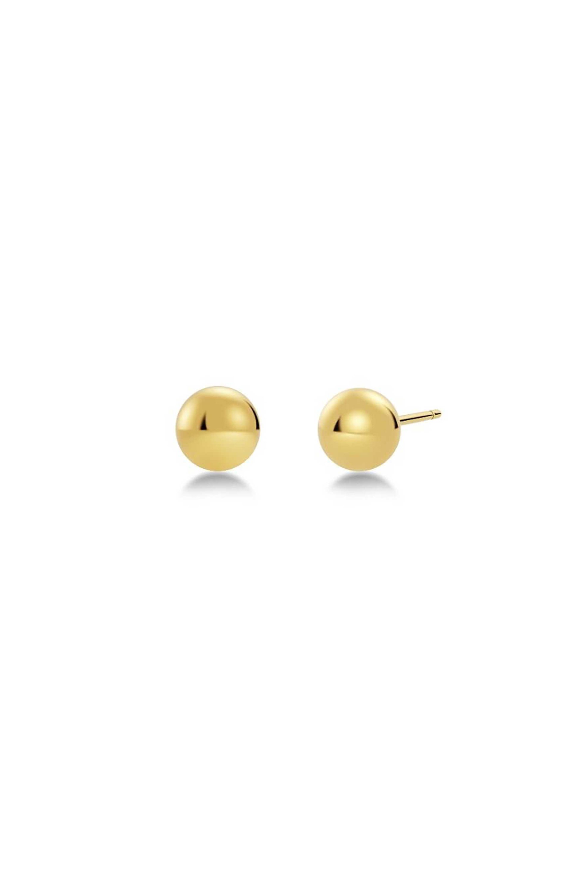 EDBLAD γυναικεία σκουλαρίκια "Peak Rivet Creoles Gold" (M)
