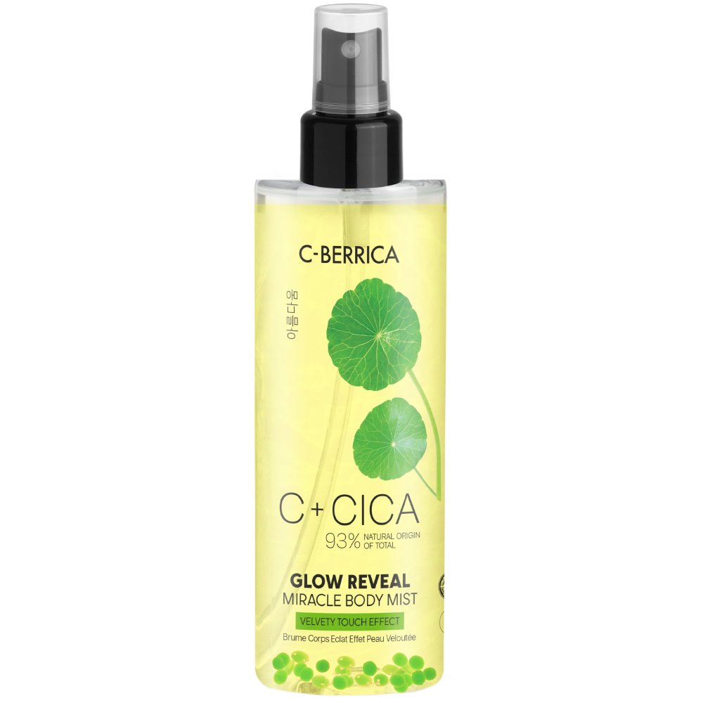 Natura Siberica C+Cica C-Berrica Velvety Touch Effect Glow Reveal Miracle Body Mist Σπρέι Σώματος για Ενυδάτωση & Τόνωση της Επιδερμίδας με Άρωμα Φρεσκάδας 200ml