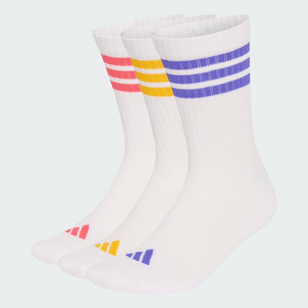 Κάλτσες 3-Stripes Cushioned Crew Socks 3 Pair Pack