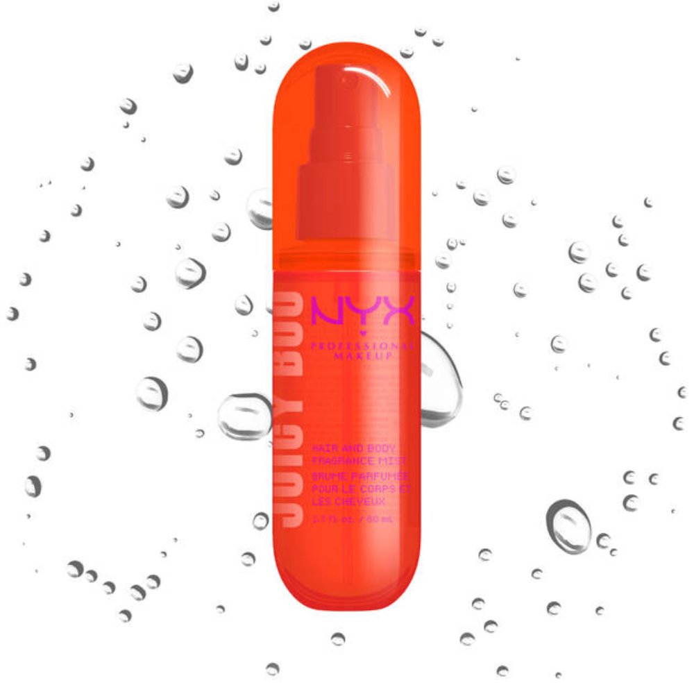 Nyx Professional Makeup Hair & Body Fragrance Mist Ενυδατικό Σπρέι για Μαλλιά & Σώμα με Άρωμα Εσπεριδοειδών & Μάνγκο 80ml - Juicy Boo