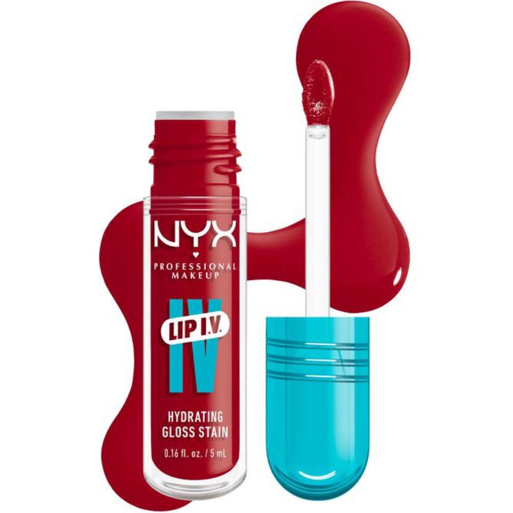 Nyx Professional Makeup Lip Iv Hydrating Gloss Stain Ενυδατικό Χειλιών για 12 Ώρες με Πλούσια Λάμψη & Έντονο Χρώμα 5ml