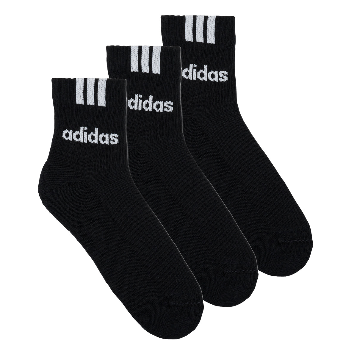 Κάλτσες adidas 3-Stripes Linear Half-Crew Cushioned Socks 3 Pairs