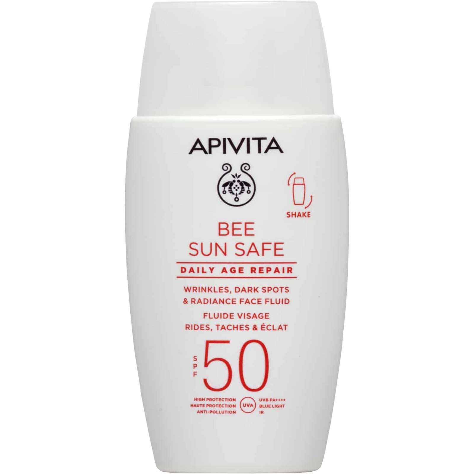 Apivita Bee Sun Safe Daily Age Repair Spf50 Λεπτόρρευστη Κρέμα Προσώπου Κατά των Πανάδων & των Ρυτίδων Υψηλής Προστασίας 50ml