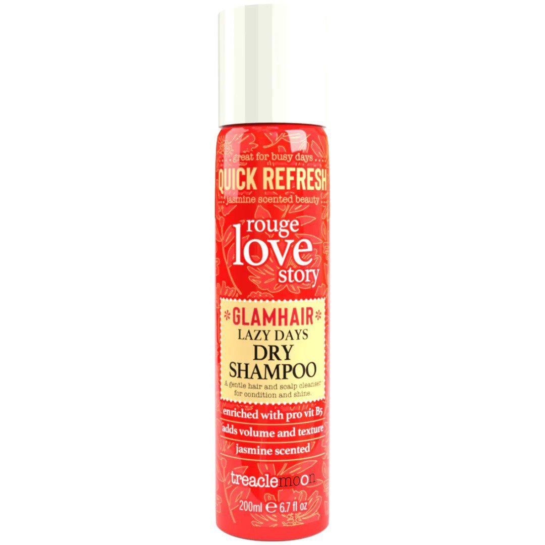 Treaclemoon Rough Love Story Quick Refresh Glamhair Dry Shampoo Ξηρό Σαμπουάν για Γρήγορη Ανανέωση που Αναζοωγονεί τα Μαλλιά 200ml