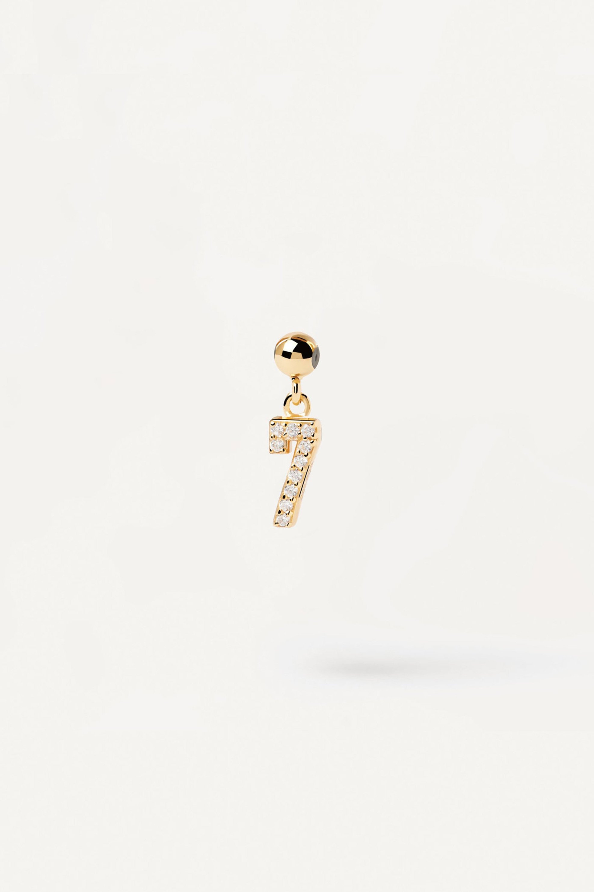 PDPAOLA γυναικείο charm "Number 7"