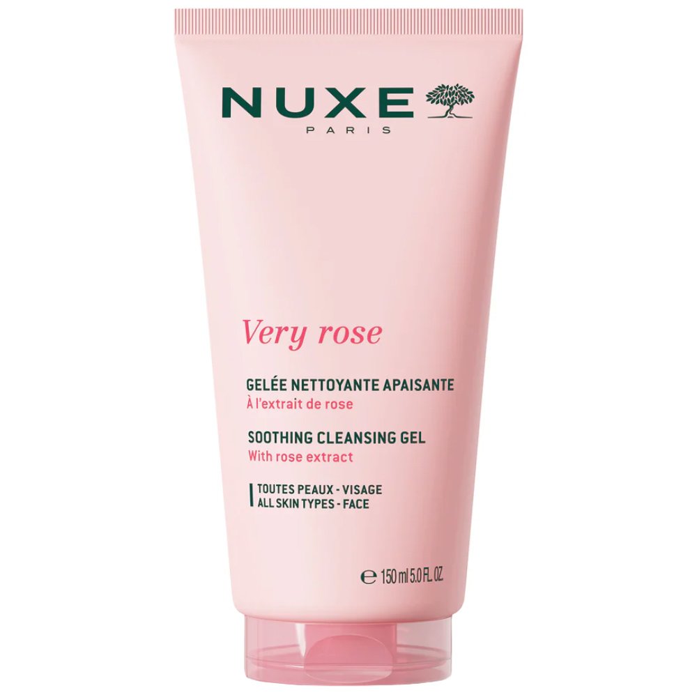 Nuxe Very Rose Soothing Cleansing Face Gel Απαλό Τζέλ Καθαρισμού με Εκχύλισμα Ρόδου για Κάθε Τύπο Επιδερμίδας 150ml