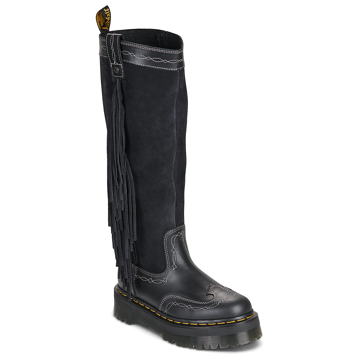 Μπότες Dr. Martens QUAD HI DR BLACK CLASSIC PULL UP