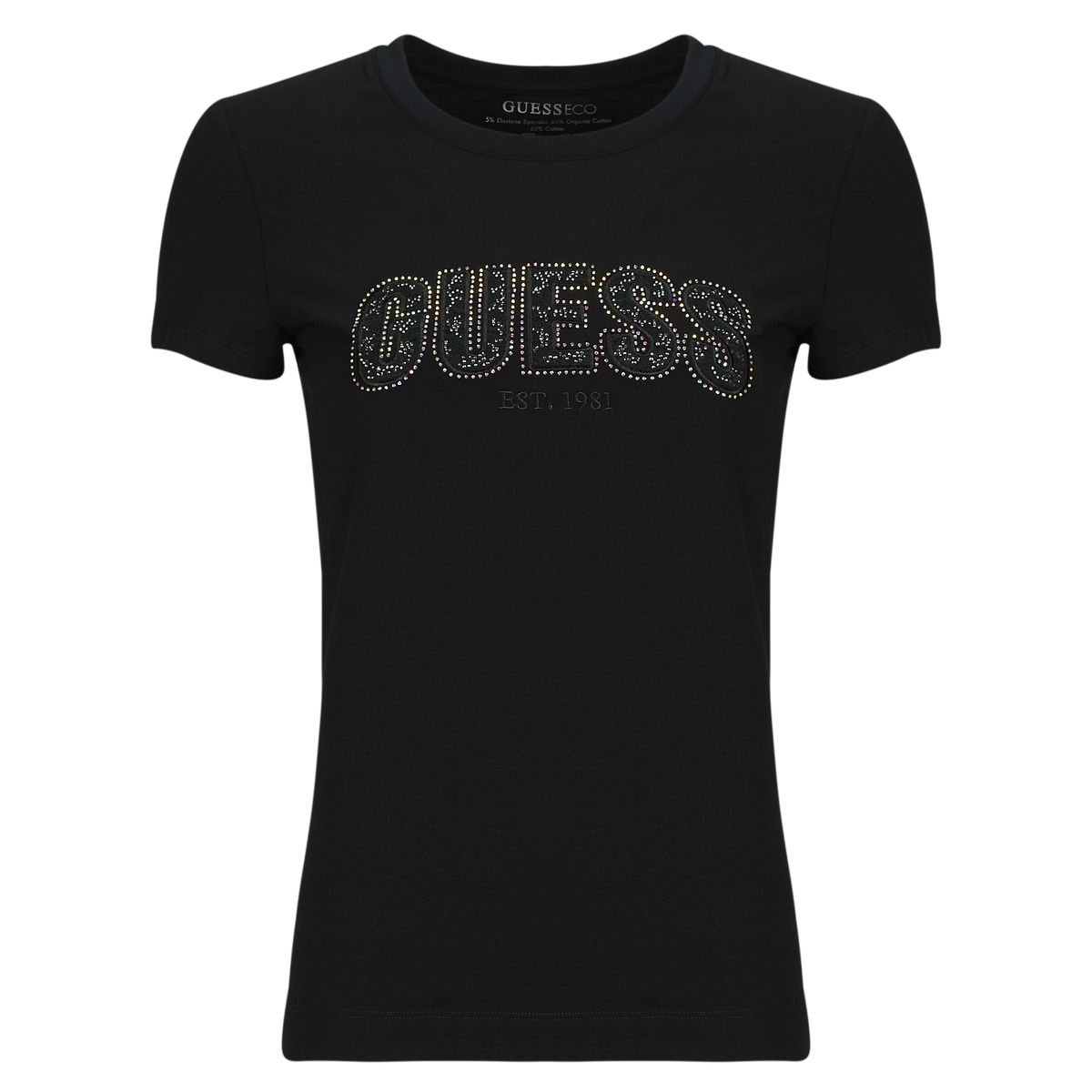 T-shirt με κοντά μανίκια Guess LOGO LACE