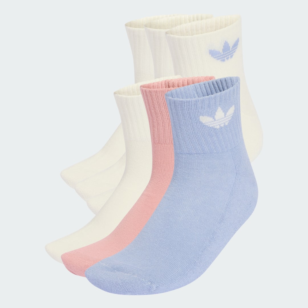 Mid Ankle Socks 6 Pairs