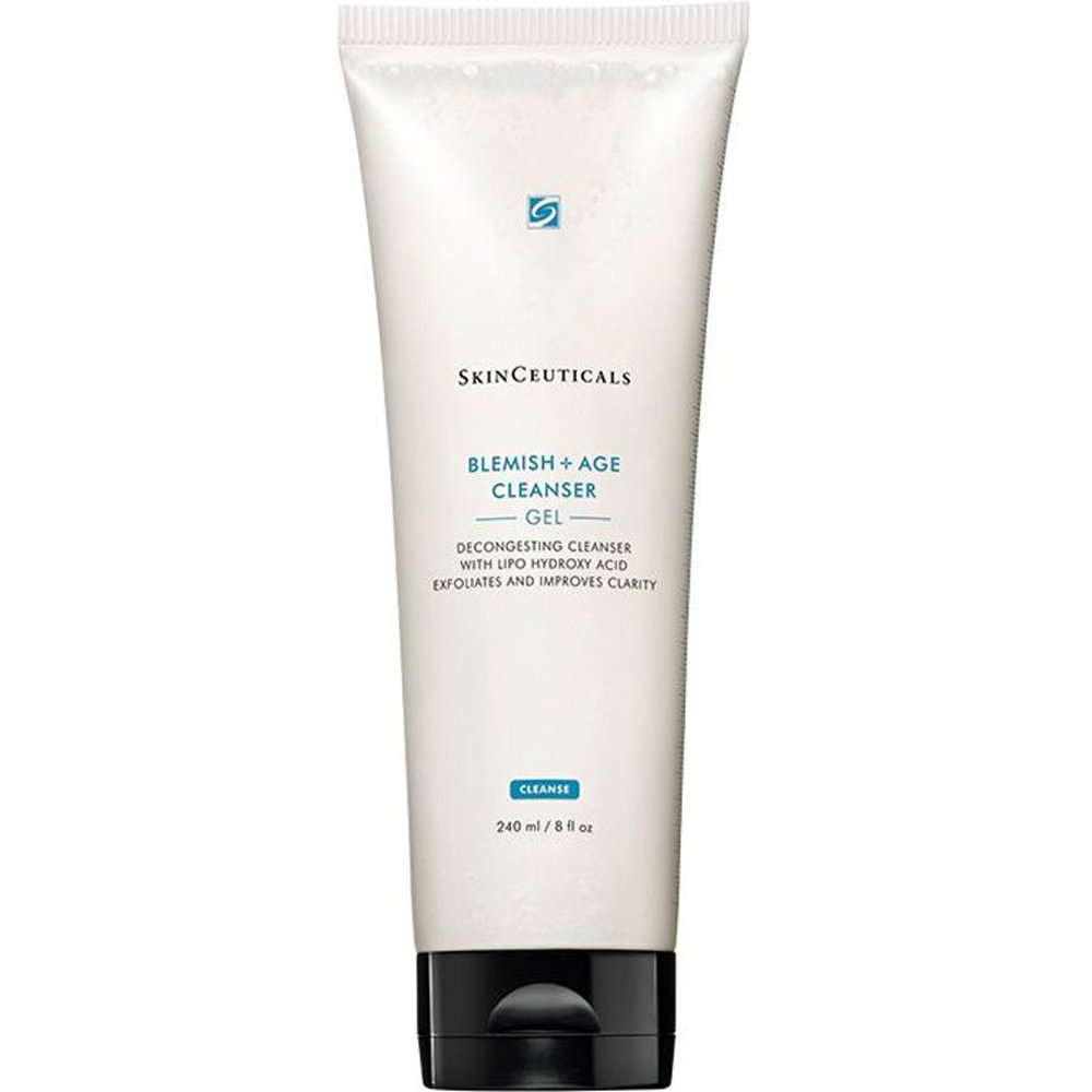 Skinceuticals Blemish & Age Cleanser Gel Καθαρισμού Προσώπου με Λιπο-Υδροξυοξέα που Εξυγιαίνει, Απολεπίζει & Λειαίνει Λιπαρές με Τάση για Ακμή Επιδερμίδες 240ml
