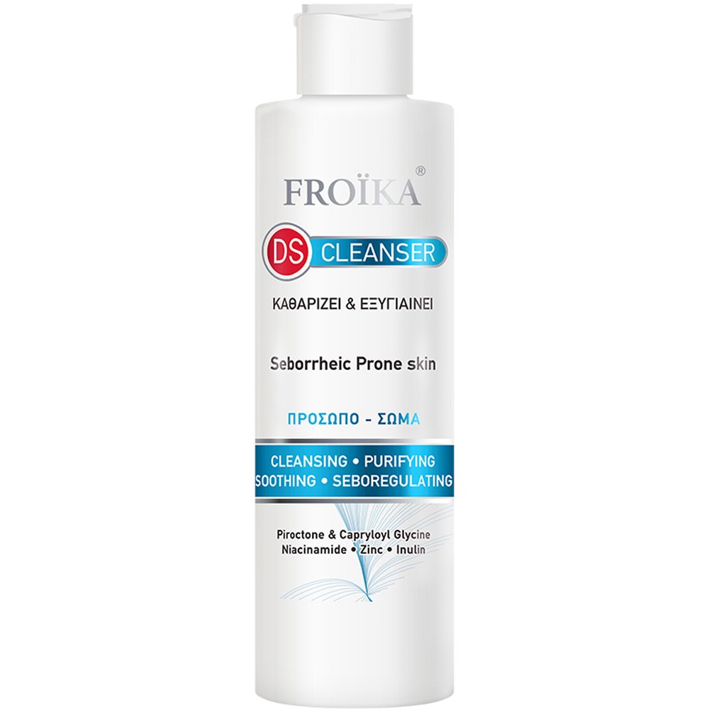 Froika DS Soothing Liquid Face & Body Cleanser Αφρίζον Τζελ Καθαρισμού με Καταπραϋντική & Σμηγματορυθμιστική Δράση 200ml
