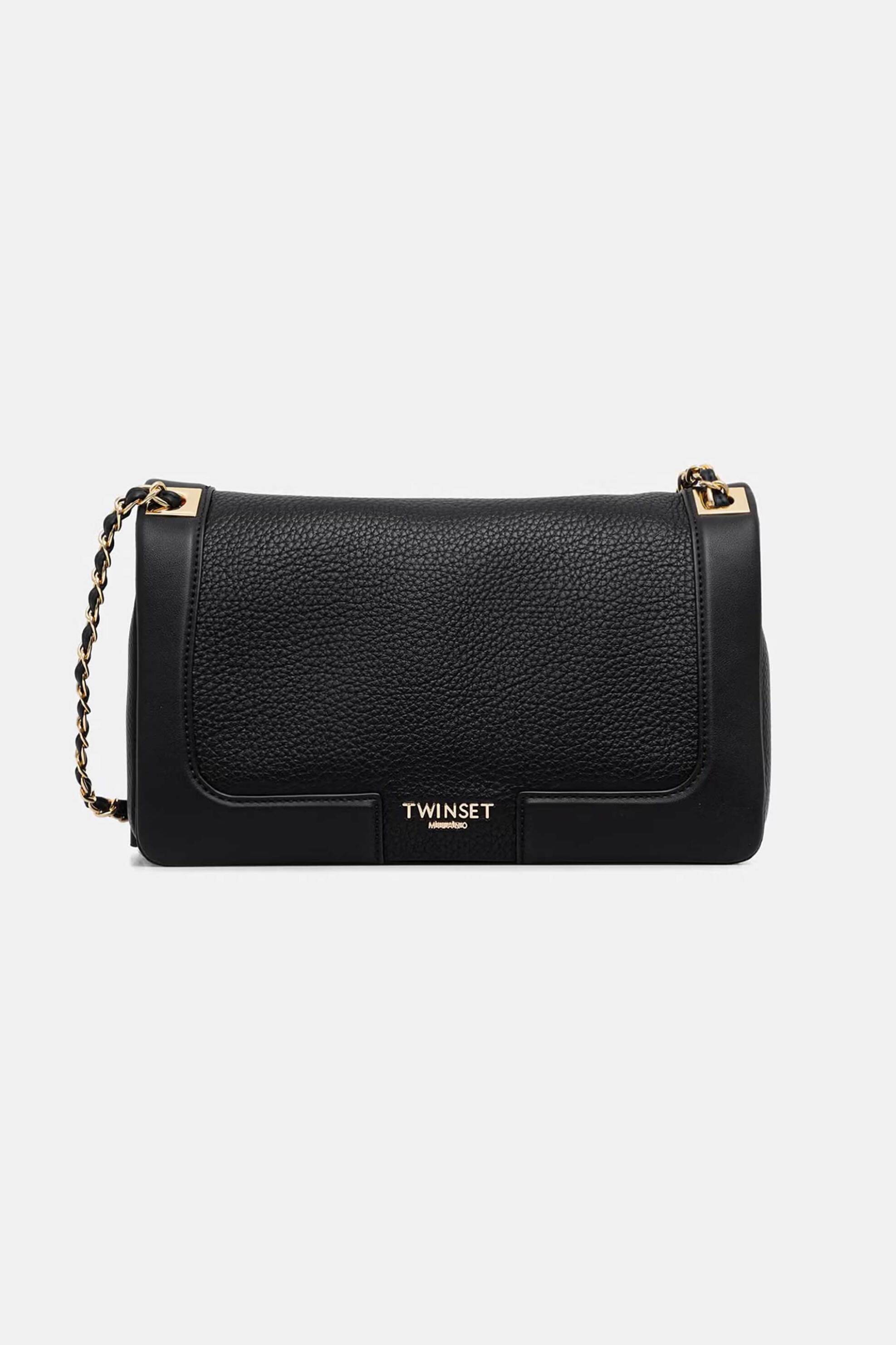 Twinset γυναικεία τσάντα ώμου με αλυσίδα και flap κλείσιμο | ONE SIZE