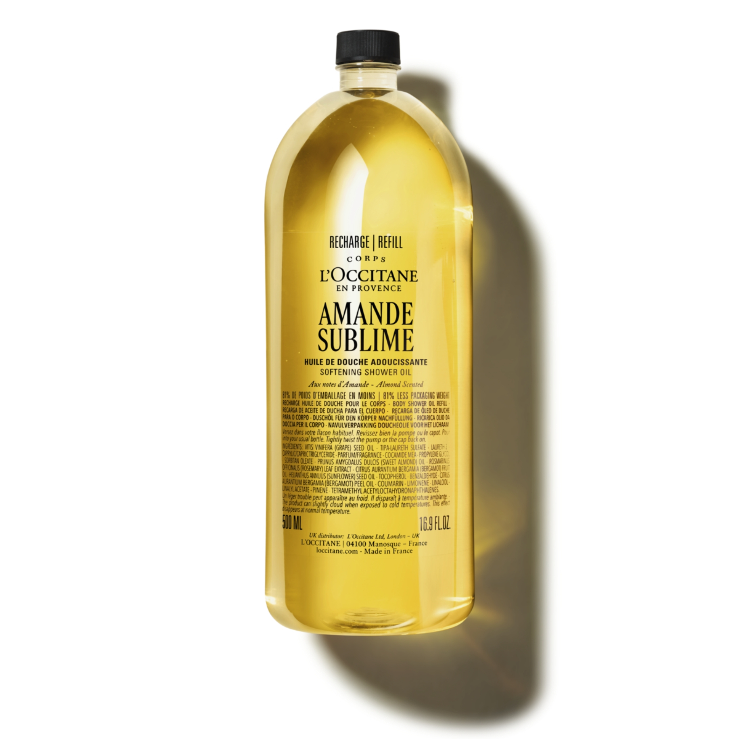 Amande Refill Shower Oil 500ml