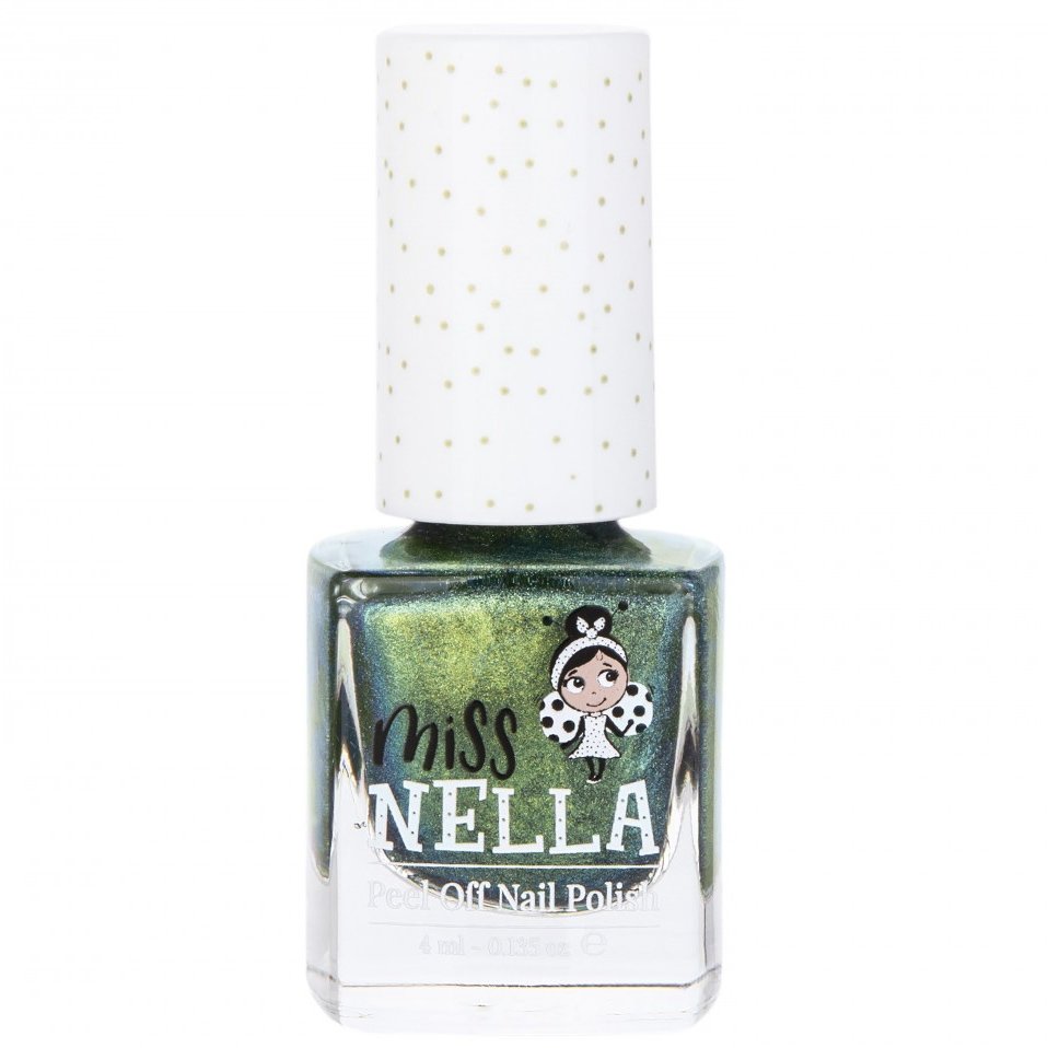 Miss Nella Peel Off Nail Polish Κωδ. 775-39 Παιδικό, μη Τοξικό Βερνίκι Νυχιών με Βάση το Νερό 4ml - Alien Poo