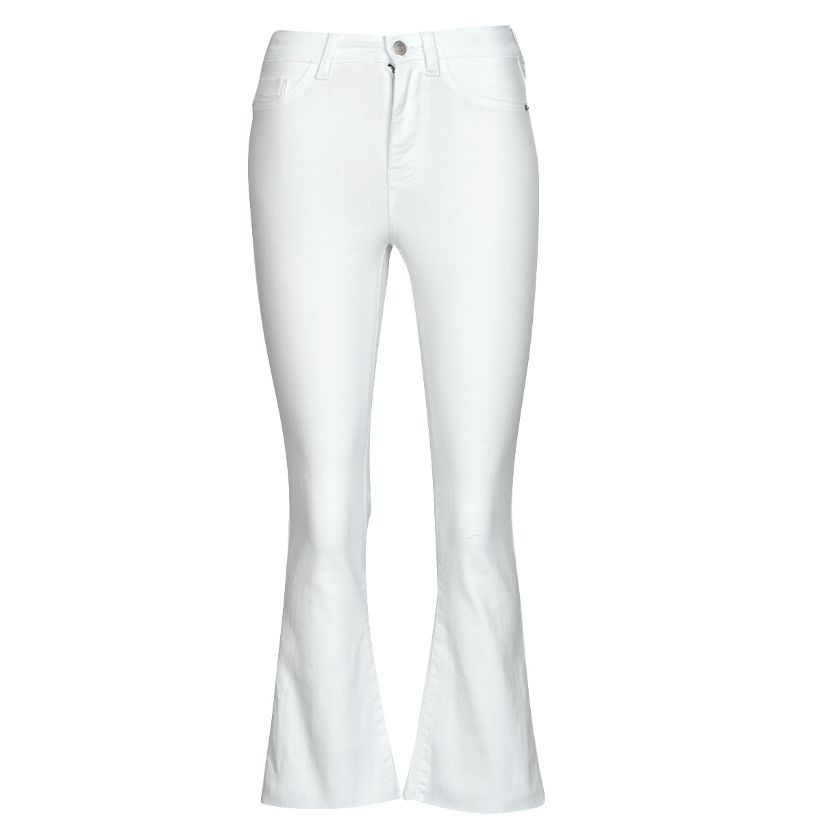 φαρδιά / καμπάνα Noisy May NMSALLIE HW KICK FLARED JEANS VI163BW S*
