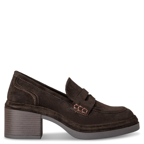 MID-HEELED LOAFERS