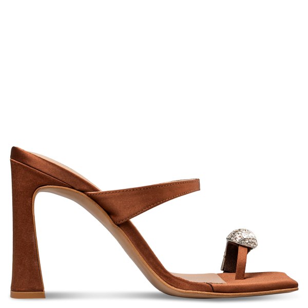 SLIM BLOCK HEEL MULES