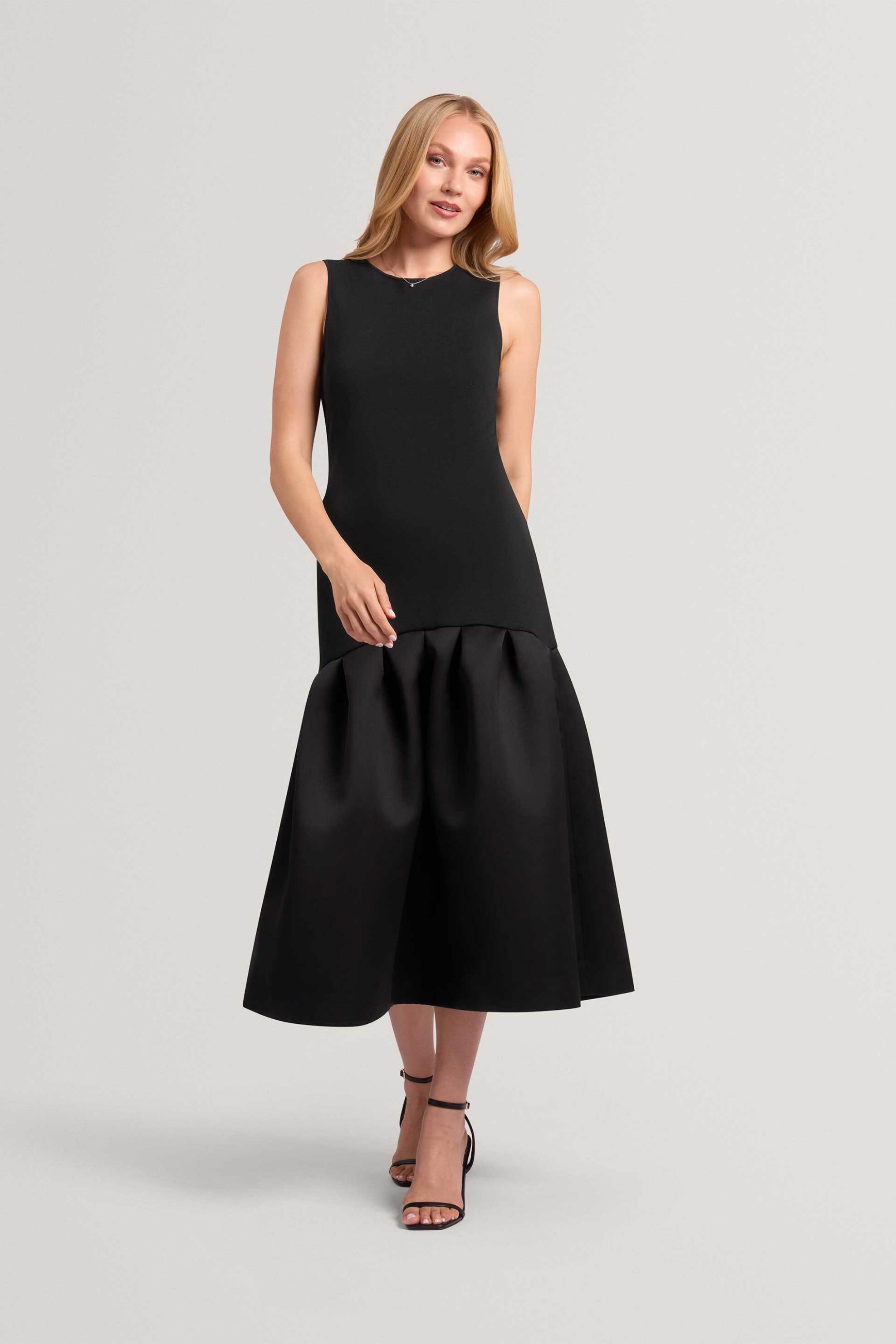 Ted Baker γυναικείο midi φόρεμα με σατέν κάτω μέρος "Lylora"