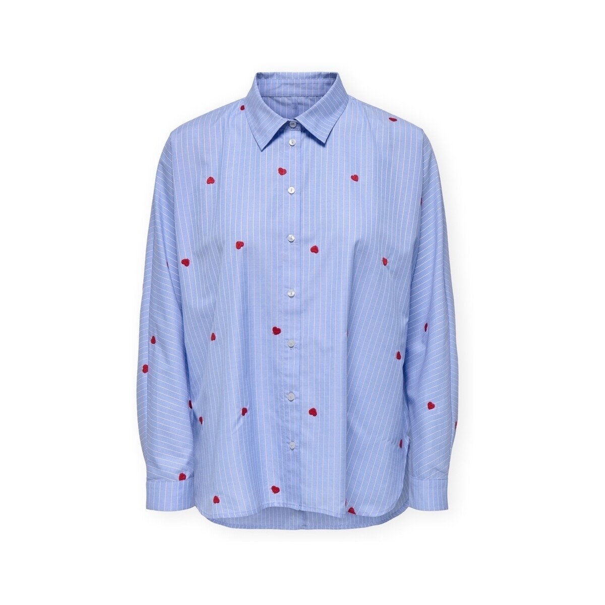 Πουκάμισα Only Noos New Lina Grace Shirt - Moonlight Blue/Stripe