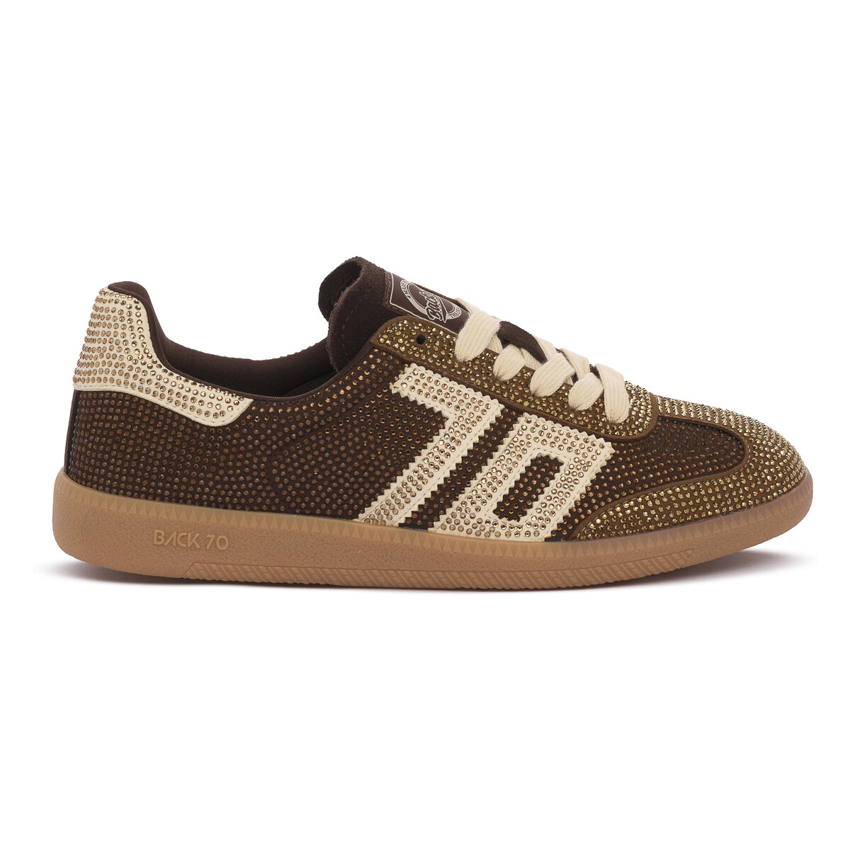 Sneakers Back70 BACK 70 241 STRASS COFEE